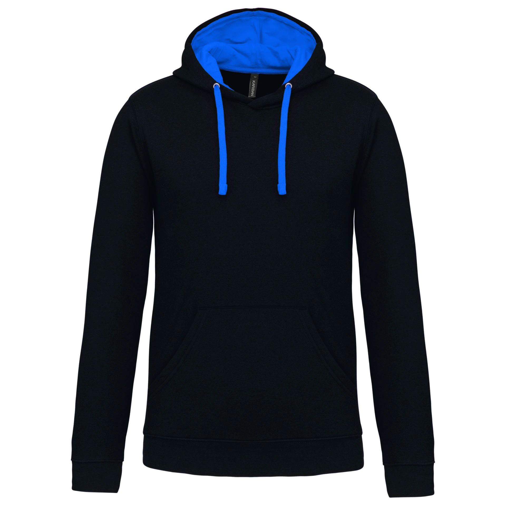 KARIBAN  K446 - SWEAT-SHIRT CAPUCHE CONTRASTÉE HOMME