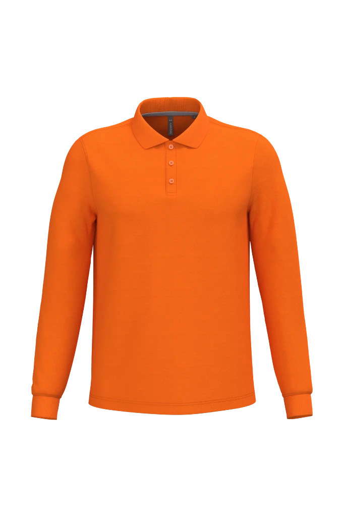 KARIBAN K243 - POLO MANCHES LONGUES HOMME