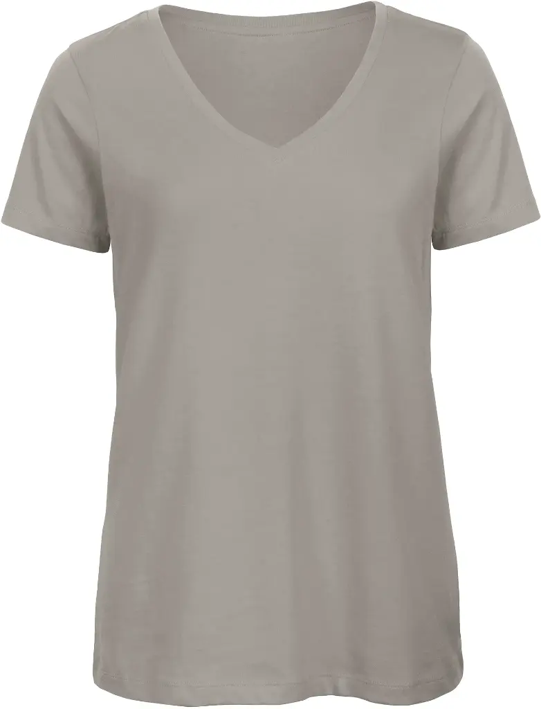 B&C CGTW045 - T-SHIRT ORGANIC INSPIRE COL V FEMME