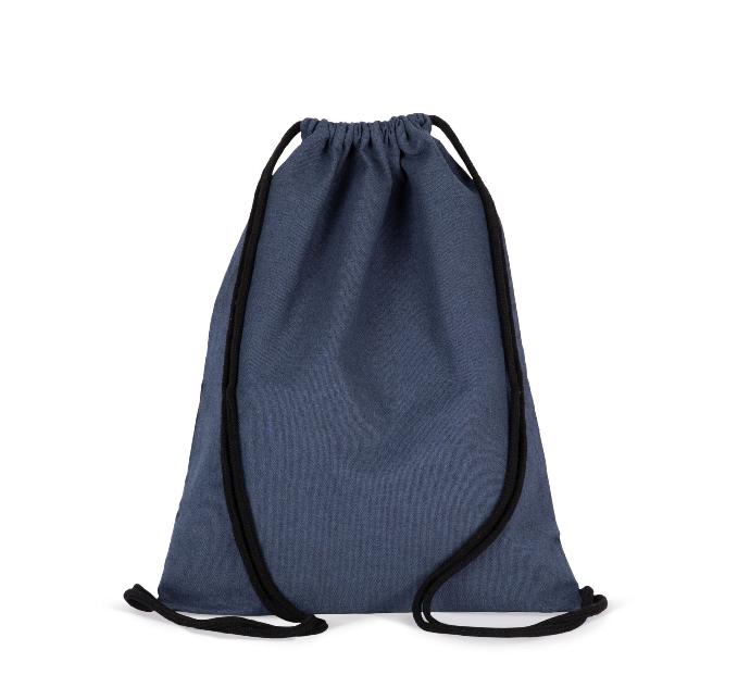 KIMOOD KI5102 - COLLECTION RECYCLED COTTON - SAC À DOS RECYCLÉ À CORDON COULISSANT