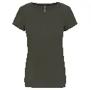 KARIBAN K3013 - T-SHIRT COL ROND MANCHES COURTES FEMME